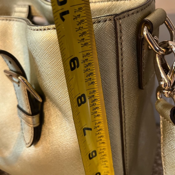 Kate Spade Cove Street Gold Metallic Satchel - Picture 12 of 14